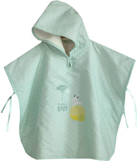Nima Sunny Bunny Kids Beach Poncho Green
