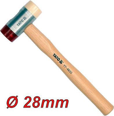 Yato Nylon PU Mattel 250gr with Wooden Handle YT-4631