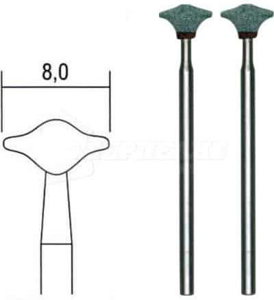Proxxon 28272 Πέτρες Λείανσης με Αξονάκι 8mm 2τμχ