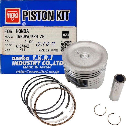 TKRJ Motorcycle Piston 53mm for Honda ANF 125 Innova