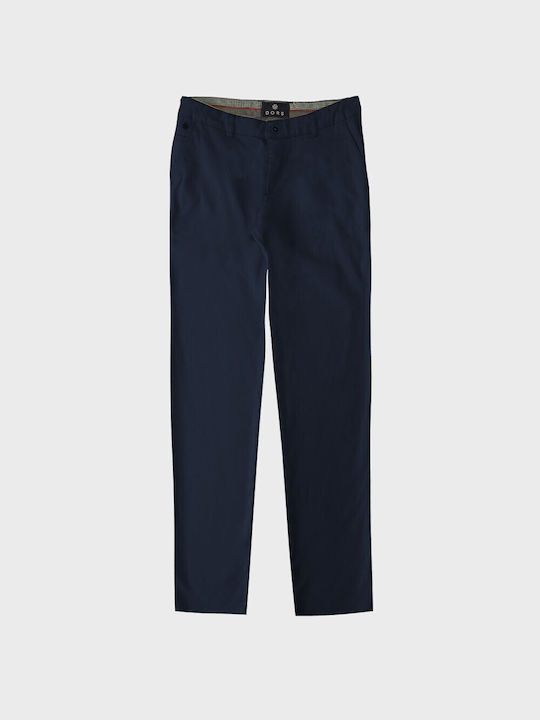 Dors Men's Trousers Chino Blue