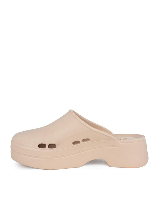 Lemon Jelly Magnolia 03 Damen Holzschuhe Beigen
