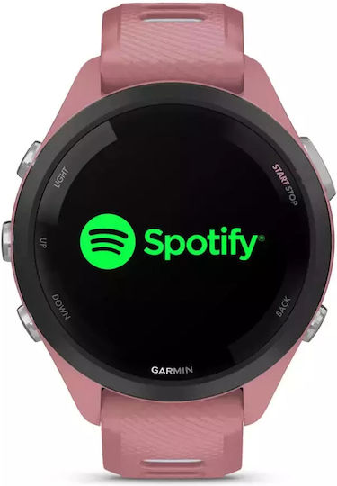 Garmin Forerunner 265s 42mm Wasserdicht Smartwatch mit Pulsmesser (Light Pink/Whitestone)