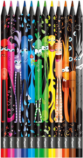 Maped Color'Peps Monster Pencils Set 12pcs