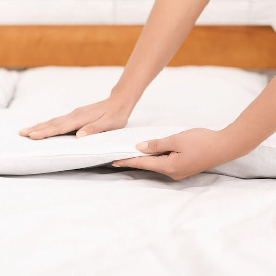Lino Home Lido Hotel Sheet White Queen Size 240x270cm 100% Cotton 1pcs