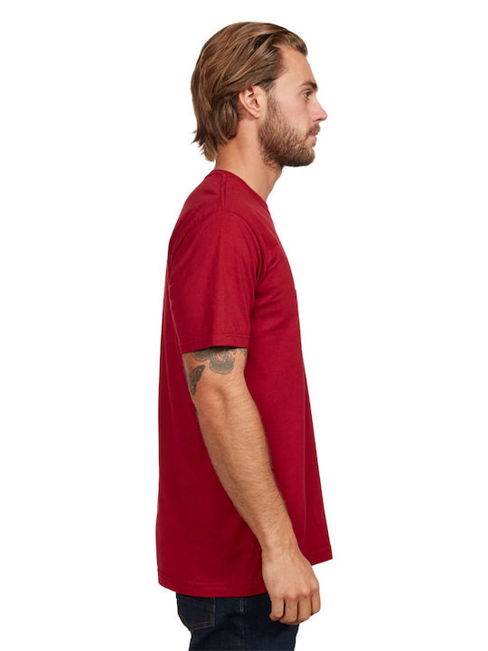 Nixon Herren T-Shirt Kurzarm Rot