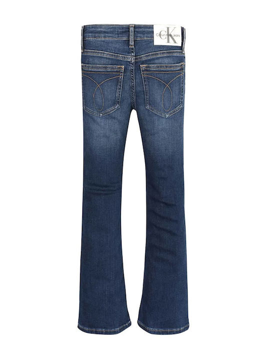 Calvin Klein Flare Kids' Jeans Trousers Blue