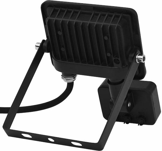 Aigostar Στεγανός Προβολέας LED 20W Ψυχρό Λευκό με Αισθητήρα Κίνησης και Φωτοκύτταρο IP66