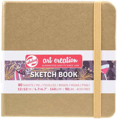 Royal Talens Μπλοκ Σχεδίου Sketchbook Light Gold 140gr 9x14cm 80 Φύλλα