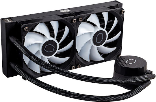CoolerMaster Masterliquid ML240L Core Water Cooling AIO CPU With 2 120mm Fans And ARGB Lighting