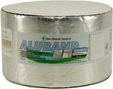 Bostik Den Braven Aluband Silver Bituminous Tape with Aluminum Coating 20002200