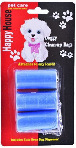 Happy House Saci pentru Excremente de Câine 3 Rolls a 3buc