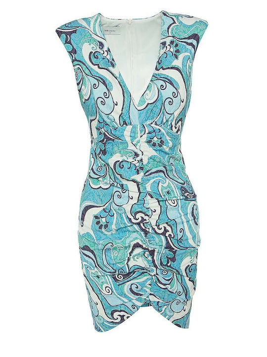 Summer Mini Dress for Wedding / Baptism Light Blue