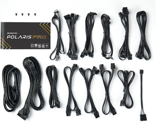 Chieftec Polaris Pro 1300W Schwarz Computer-Netzteil Vollständig modular 80 Plus Platin