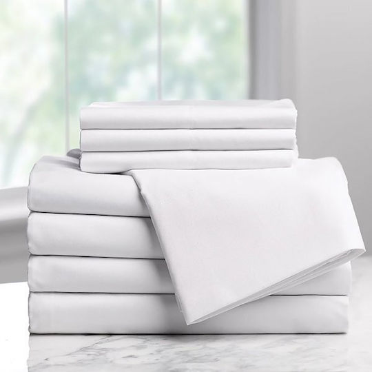 Lino Home Linosa Hotel Pillowcase from Cotton & Polyester 50x70cm.