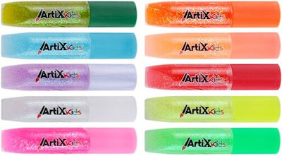 Artix Multicolour Glitter Glue Set 10pcs