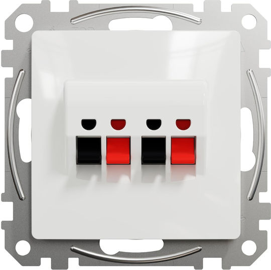 Schneider Electric Sedna Audio & Video Speakers Socket Mechanism White SDD111411