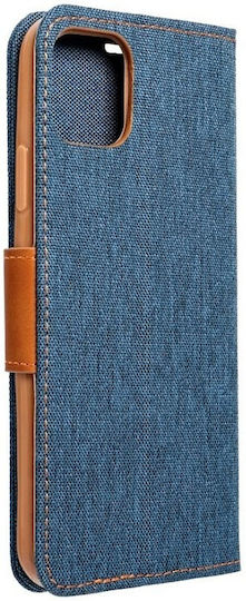 Blue Star Book Fabric Navy Blue (Redmi 12C)