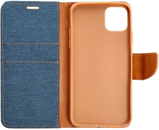 Blue Star Book Fabric Navy Blue (Redmi 12C)