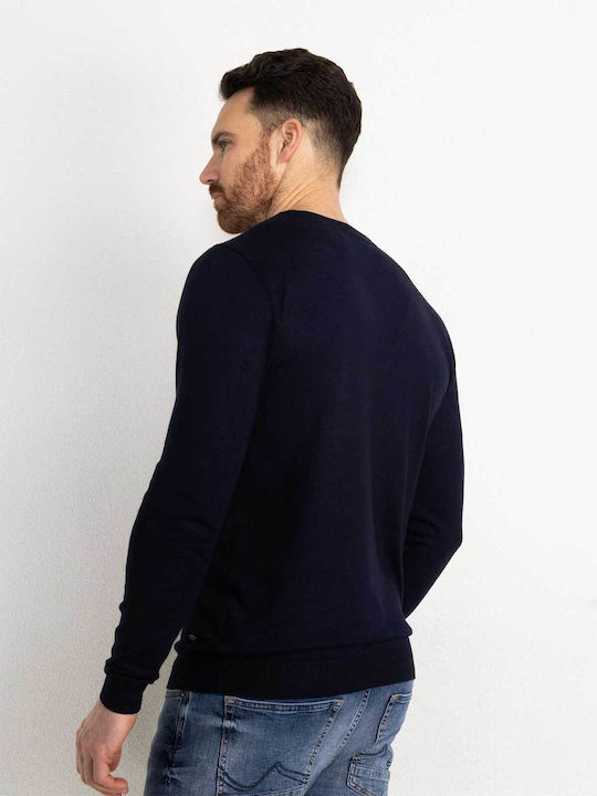 Petrol Industries Men's Long Sleeve Sweater Navy Blue