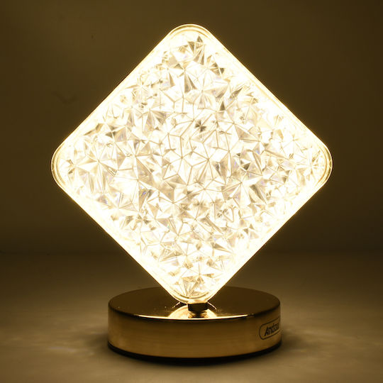Andowl Διακοσμητικό Φωτιστικό Qd004y LED Ρυθμιζόμενο Λευκό 15.5x10x18εκ.
