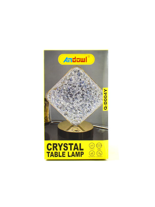 Andowl Διακοσμητικό Φωτιστικό Qd004y LED Ρυθμιζόμενο Λευκό 15.5x10x18εκ.