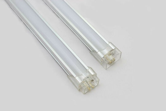 LED Γραμμικό Φωτιστικό Οροφής 9W Θερμό Λευκό IP20 56εκ.