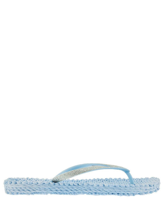 Ilse Jacobsen Women's Flip Flops Light Blue CHEERFUL01-658