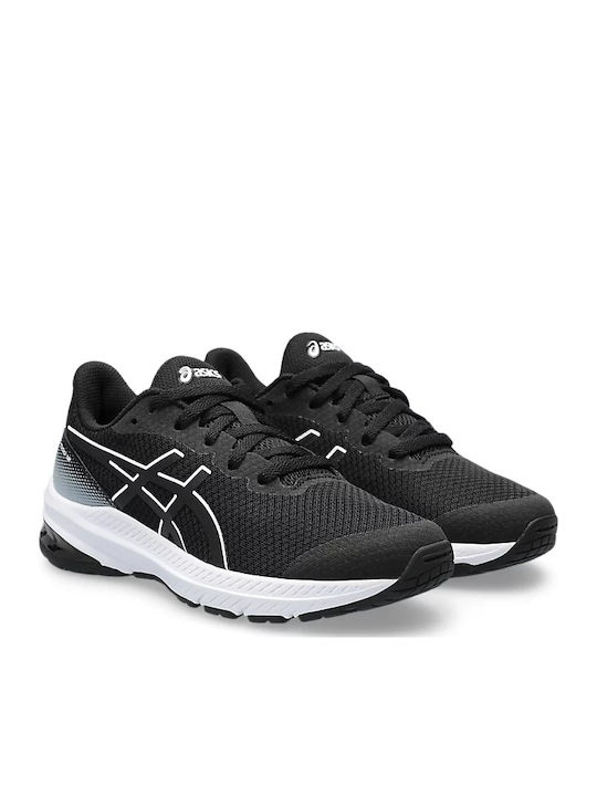 GT-1000 12 GS Kids Sports Shoes Running with Laces Black