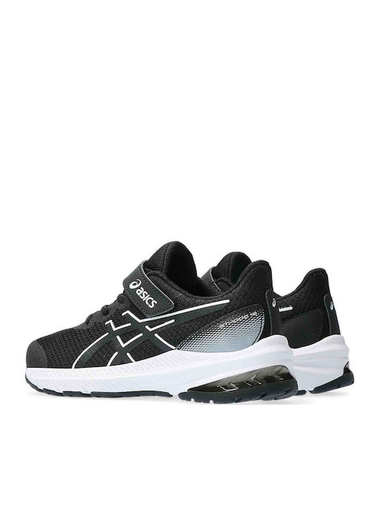 GT-1000 12 PS Kids Sports Shoes Running with Hoop & Loop Closure Black