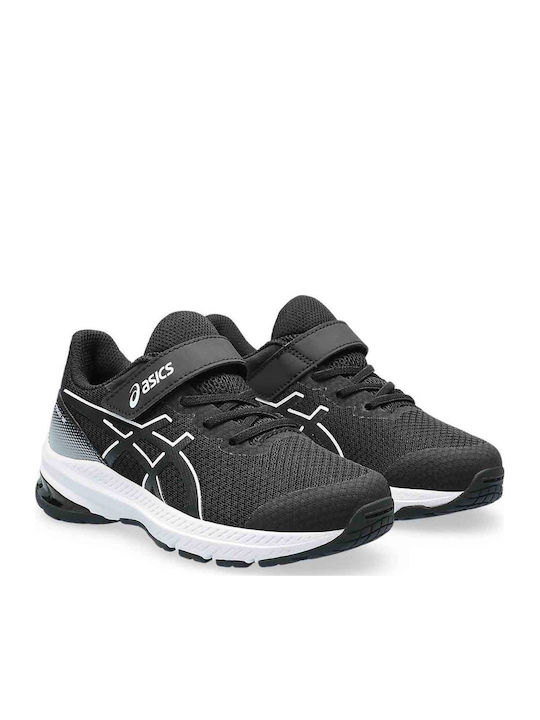 GT-1000 12 PS Kids Sports Shoes Running with Hoop & Loop Closure Black