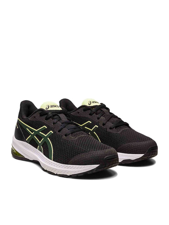 GT-1000 12 GS Kids Sports Shoes Running with Laces Black