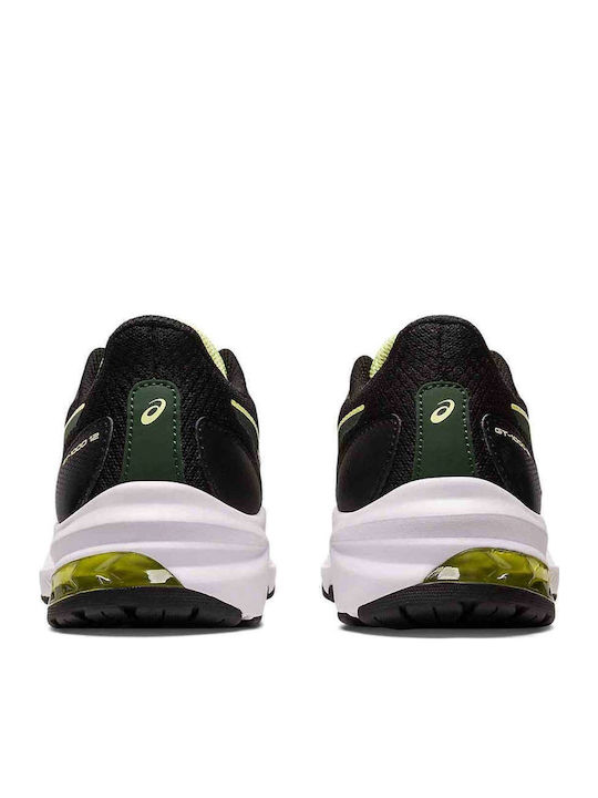 GT-1000 12 GS Kids Sports Shoes Running with Laces Black