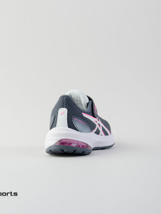 GT-1000 12 PS Kids Sports Shoes Running with Hoop & Loop Closure Gray