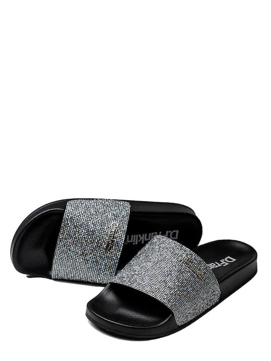 Women's Slides Silver