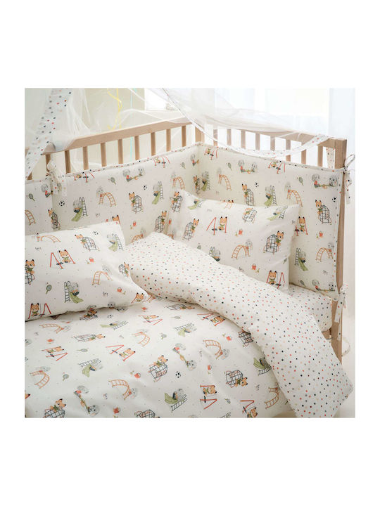 Vesta Home Cotton Baby Quilt 120x160cm Multicolour