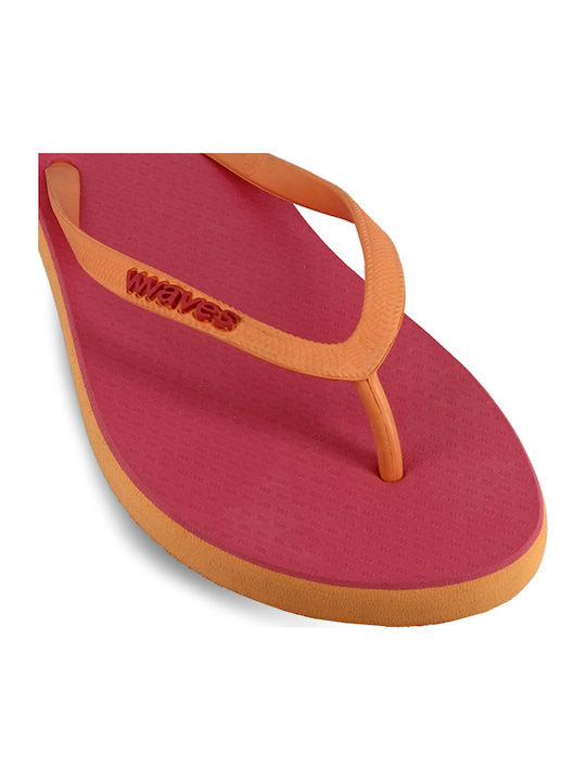 Frauen Flip Flops in Fuchsie Farbe