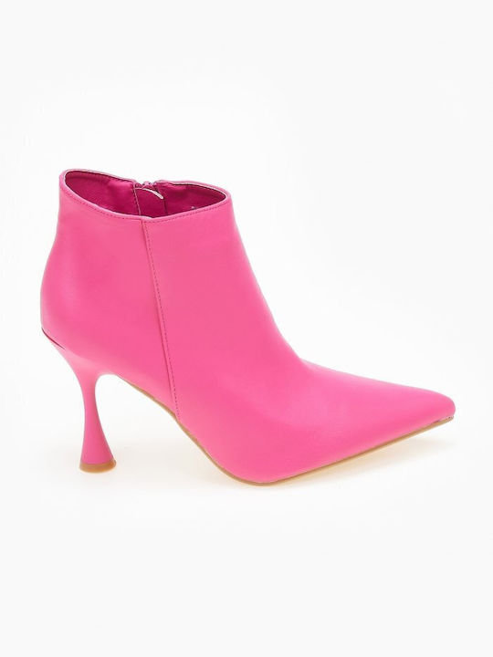 Issue Fashion Botine pentru femei cu toc înalt Fuchsia