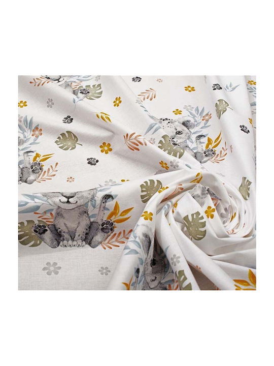 Dimcol Kids Cotton Pillowcase 50x70cm Gray