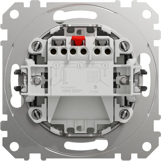Schneider Electric Sedna Recessed Wall Switch Lighting Two-Way without Frame White