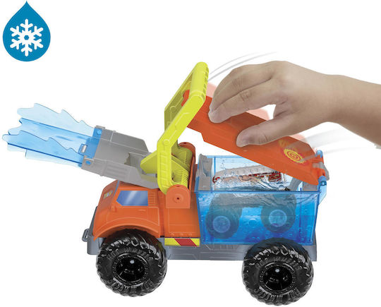 Hot Wheels Fire Truck Chromo Lightning Monster Trucks Track For 5+ Years Old
