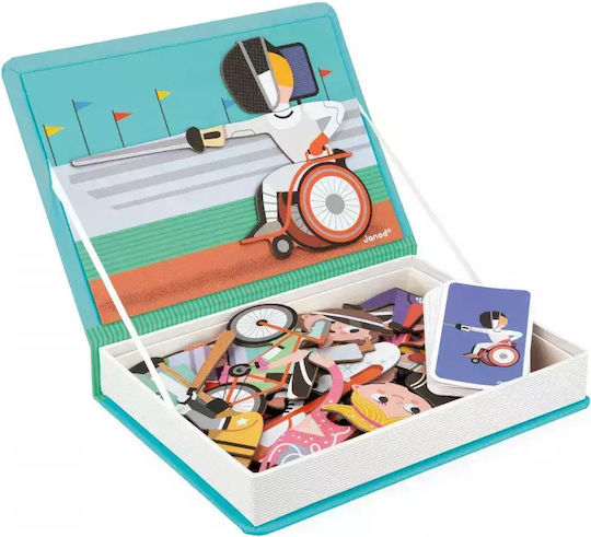 Janod Magnetic Construction Toy Sports for Children 3+ years+ Years