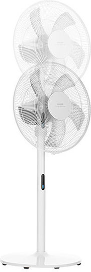 Sencor Pedestal Fan 48W with 40cm Diameter Remote Control White