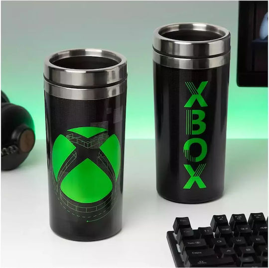 Paladone XBox Ποτήρι Θερμός Ανοξείδωτο 450ml Μαύρο