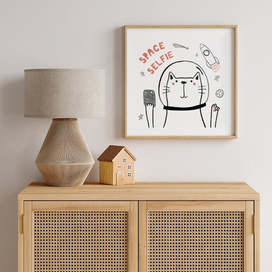 Walls Kids Wall Art Cat in Space