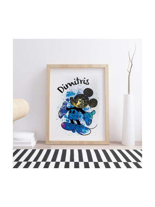 Walls Kinder Wandkunst Micky Mouse Boy aus Hölzernes 15x20cm
