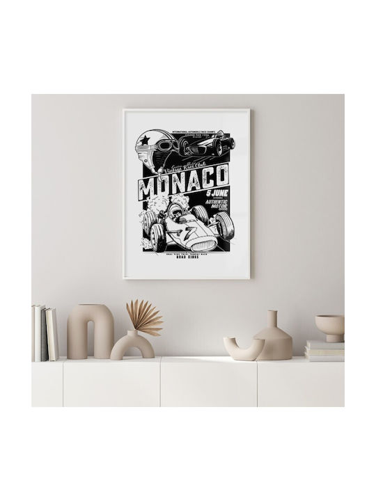 Walls Αφίσα Monaco Race Illustration 70x100cm