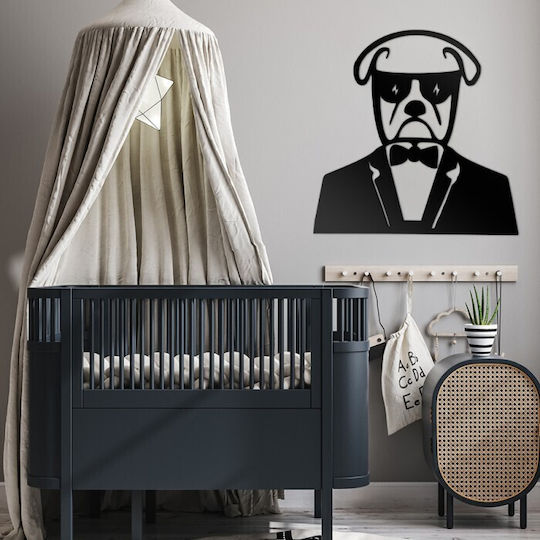 Walls 3D Wall Decor Silhouette Serious Dog 70x70cm