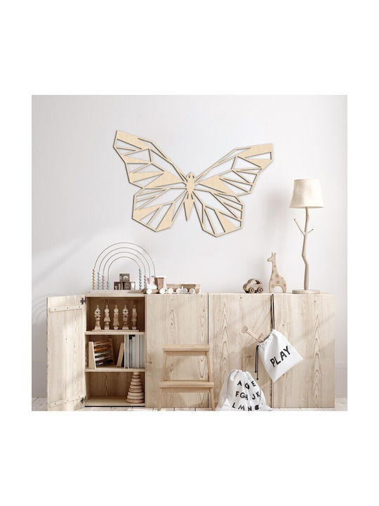 Walls 3D Διακοσμητική Σιλουέτα Butterfly από Ξύλο 50x30cm