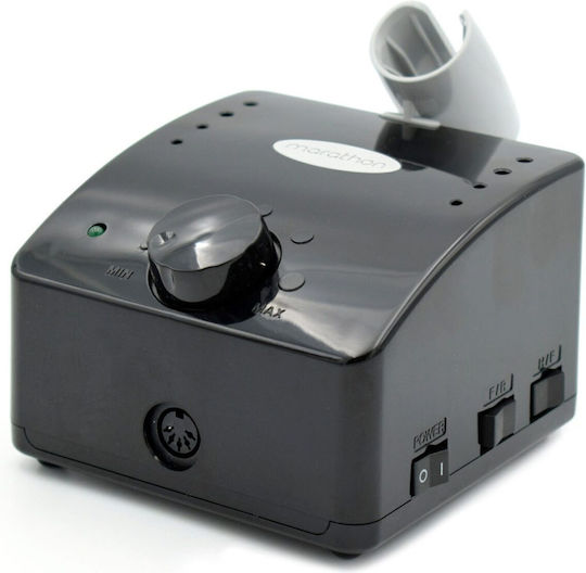 Mixcoco Marathon K35 Cube Τροχός Νυχιών Ρεύματος 45W Μαύρος 35000 Στροφών με Πεντάλ